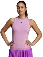 Damen Tennistop Adidas Tennis Pro Aeroready Seamless Y-Tank Top - Lila Damen Tennistop Adidas Tennis Pro Aeroready Seamless Y-Tank Top - Lila