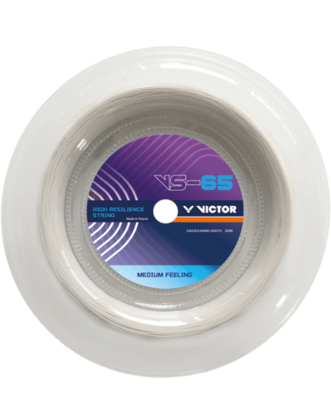 Badminton string Victor VS-65 (200 m) - white