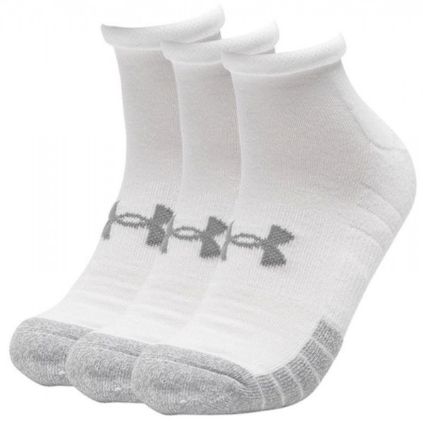 Čarape za tenis Under Armour HeatGear Locut 3P - white