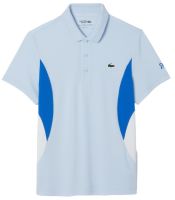 Męskie polo tenisowe Lacoste Tennis x Novak Djokovic Ultra-Dry Polo - light blue