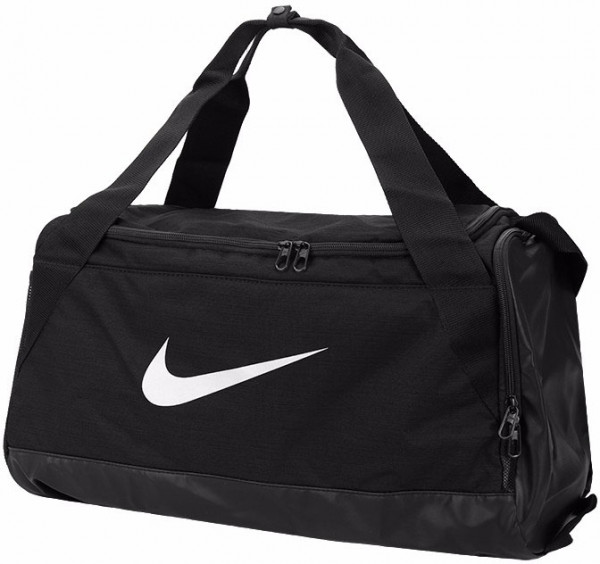 Tenisz táska Nike Brasilia Small Duffel - black/black/white