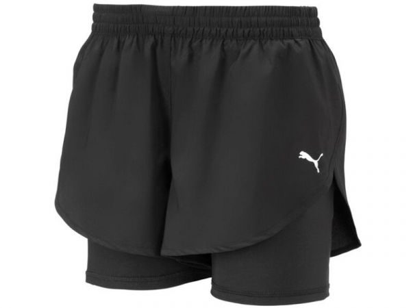 Shorts de tennis pour femmes Puma 2 In 1 Run Short W- puma black
