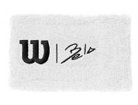 Manșete  Wilson Bela Extra Wide Wirstband II - Alb