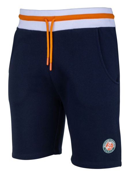 Pánské tenisové kraťasy Roland Garros 2024 Stripes Sweat Shorts - Modrý