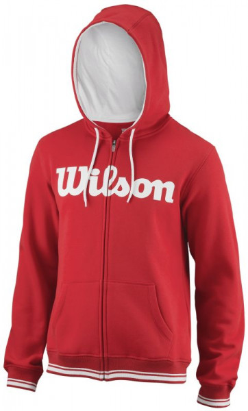  Wilson M Team Script FZ Hoody - wilson red