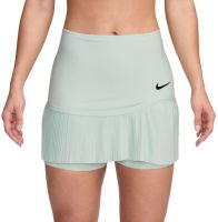 Damen Tennisrock Nike Dri-Fit Advantage Pleated Skirt - barely green/barely green/black