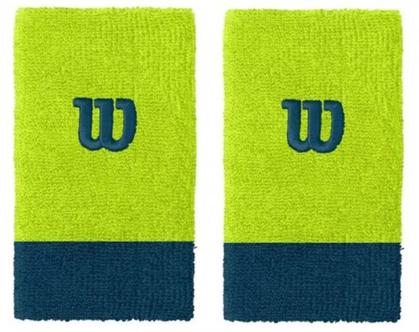  Wilson Extra Wide W Wirstband - lime popsicle/majolica blue/majolica