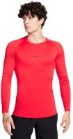 Men’s compression clothing Nike Pro Dri-FIT Tight Long-Sleeve Fitness Top - university red/black