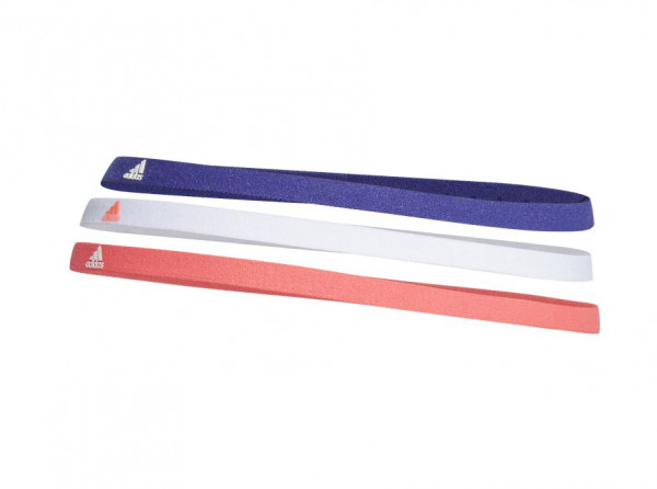  Adidas Hairband 3PP - orbit violet/white/solar red