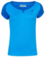 Tenisa tops sievietēm Babolat Play Cap Sleeve Top Women - blue aster