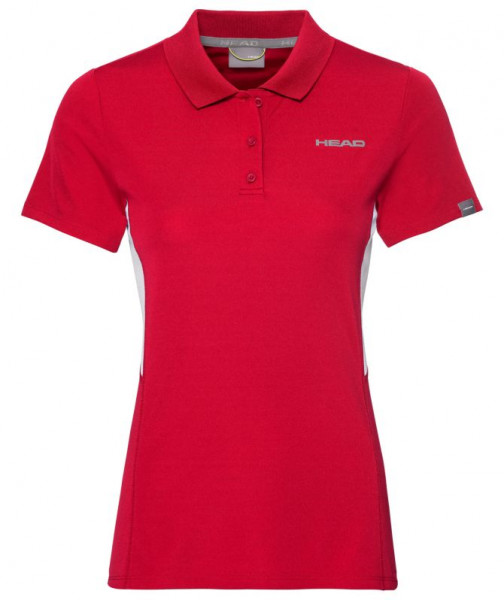 Polo marškinėliai moterims Head Club Tech Polo Shirt W - red