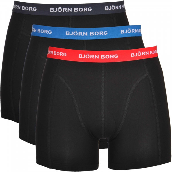 Men's Boxers Björn Borg Noos Contrast Solids Sammy Shorts - black