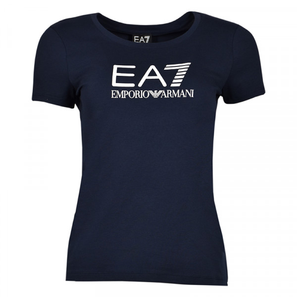  EA7 Woman Jersey T-Shirt - navy blue