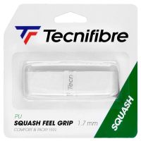 Grips de squash Tecnifibre Comfort Grip Feel - white