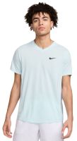 Men's T-shirt Nike Court Dri-Fit Victory Top - glacier blue/light armory blue/black