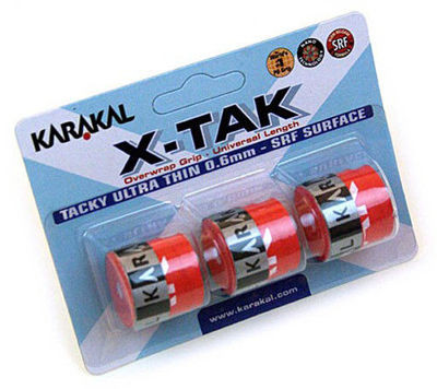 Χειρολαβή Karakal X-TAK (3 szt.) - red