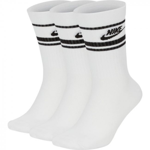 Teniso kojinės Nike Swoosh Everyday Essential 3P - white/black/black