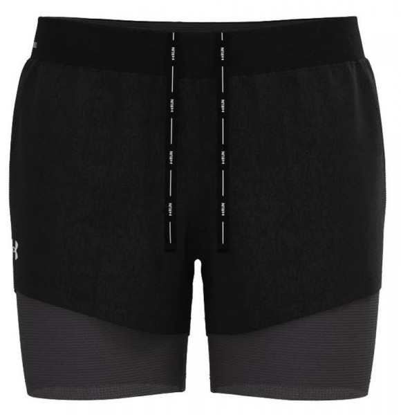 Women's shorts Under Armour IsoChill Run 2in1 Short M - black