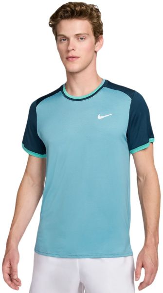 Herren Tennis-T-Shirt Nike Court Dri-Fit Advantage - Blau