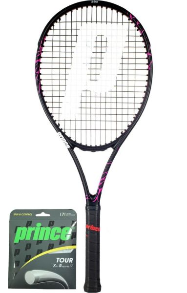 Тенис ракета Prince Beast Pink 280g + кордаж