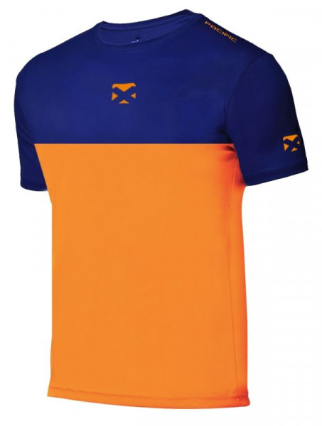 Herren Tennis-T-Shirt Pacific Break - navy/orange