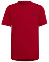 Тениска за момчета Adidas Boys Club Tee - better scarlet