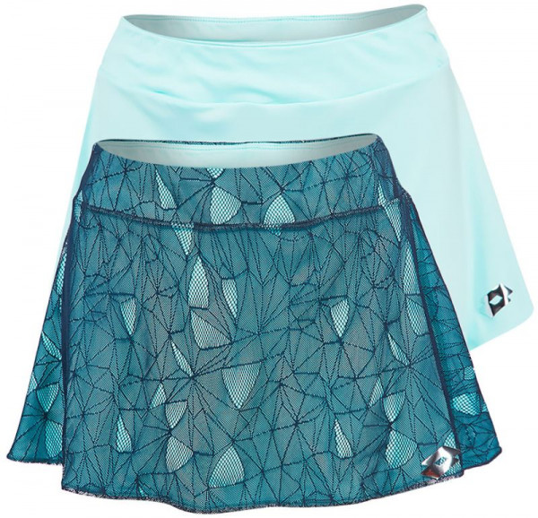  Lotto Twice II Skirt W - turquoise/navy