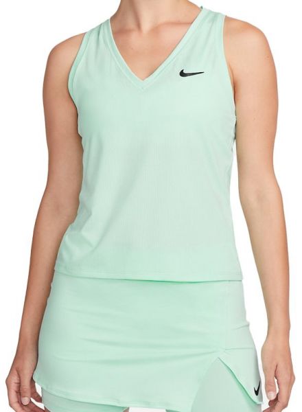 Damen Tennistop Nike Court Dri-Fit Victory Tank - mint foam/mint foam/black