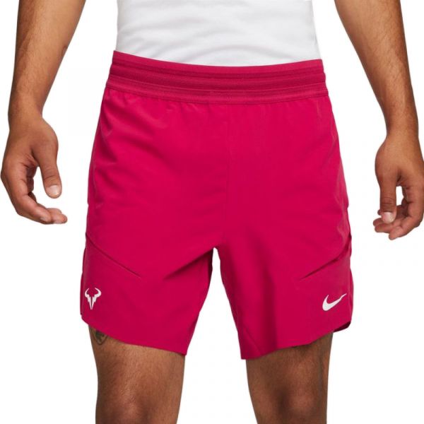 Pantaloni scurți tenis bărbați Nike Court Dri-Fit Advantage Short 7in Rafa - mystic hibiscus/pink gaze/white
