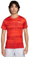 Pánske tričko Nike Court Advantage Dri-Fit Tennis Print - Oranžový