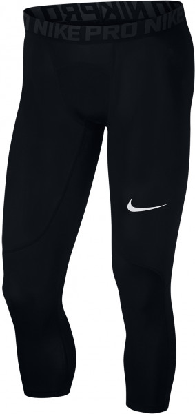  Nike Mens Pro Tight 3QT - black