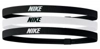 Bend za glavu Nike Elastic Headbands 2.0 3P - black/white/black