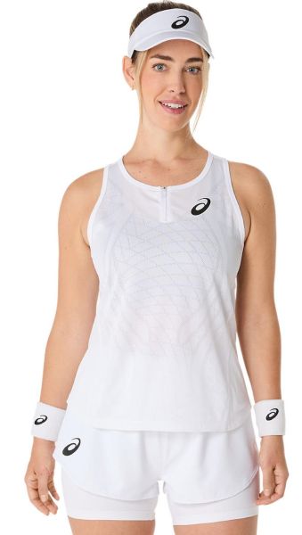 Women's top Asics Match Actibreeze Tank - White