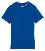 Chlapčenské tričká Wilson Kids Team Seamless Crew - Modrý