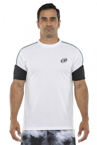 Teniso marškinėliai vyrams Bullpadel Caqueta T-Shirt Man - blanco