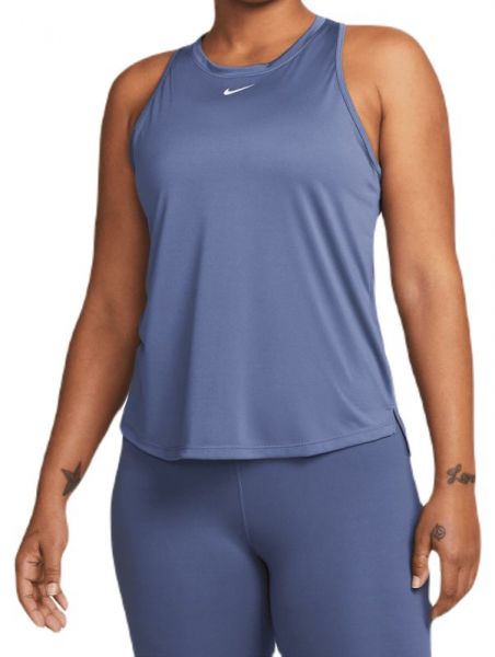 Damski top tenisowy Nike Dri-FIT One Tank - diffused blue/white