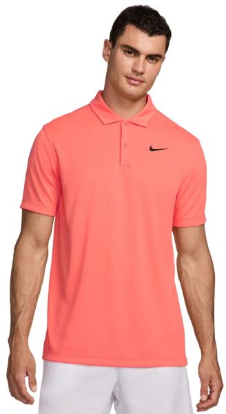 Мъжка тениска с якичка Nike Court Dri-Fit Solid Polo - Оранжев