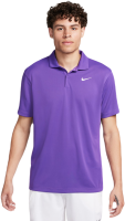 Polo de tennis pour hommes Nike Court Dri-Fit Solid Polo - purple cosmos/white