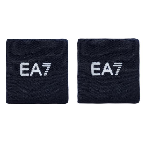Serre-poignets de tennis EA7 Tennis Pro Wristband - navy blue/white