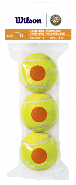  Wilson Roland Garros Orange - 3 vnt.