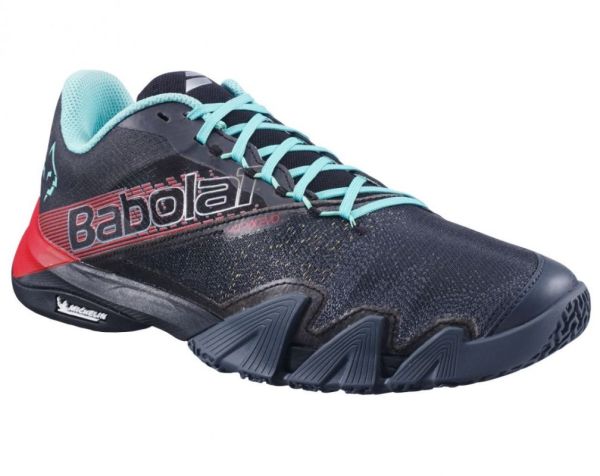 Men's paddle shoes Babolat Jet Premura 2 J.Lebron - black/fiesta red
