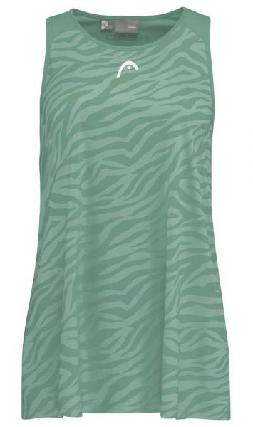 Mädchen T-Shirt Head Agility Tank Top G - nile green/print vision