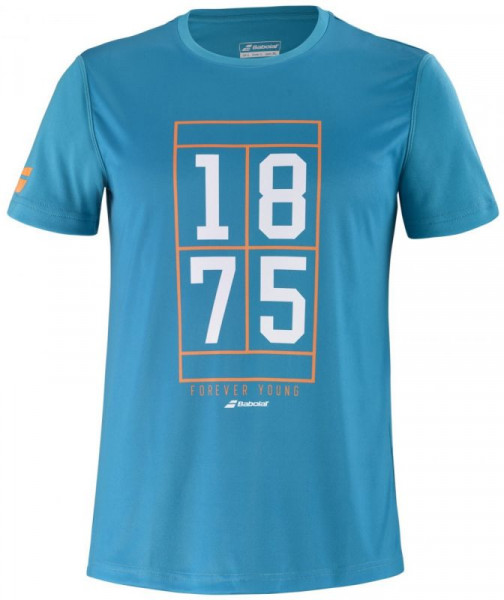 Herren Tennis-T-Shirt Babolat Execerise Graphic Tee Men - caneel bay