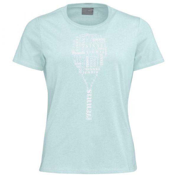 Damski T-shirt Head TYPO T-Shirt W - skyblue