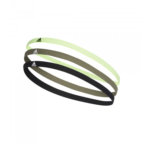  Adidas Hairband 3PP - black/legacy green/green glow