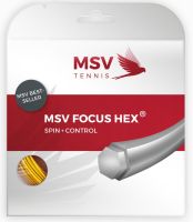 Tennis-Saiten MSV Focus Hex (12 m) - yellow
