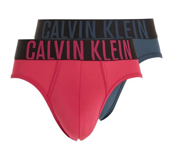 Pánské boxerky Calvin Klein Intense Power Hip Brief 2P - hemisphere blue/very berry