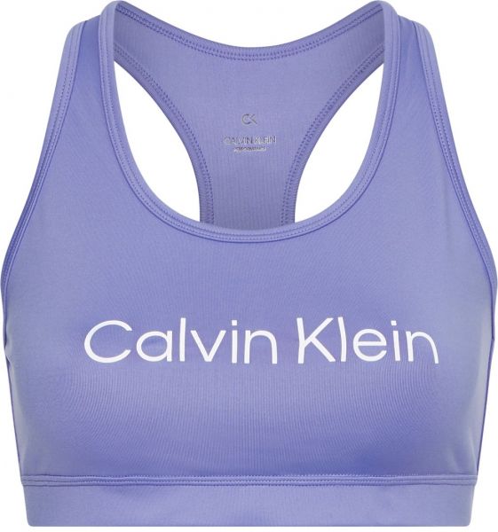 Krūšturis Calvin Klein Medium Support Sports Bra - jacaranda