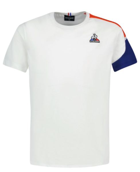 Тениска за момчета Le Coq SAISON Tee Short Sleeve N°1 SS23 - new optical white