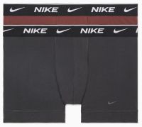 Ανδρικά Μπόξερ σορτς Nike Everyday Cotton Stretch Trunk 2P - dark smoke grey/dark pony